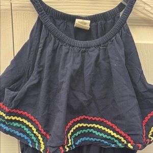 ❤️3 for $15!❤️ Tucker + Tate Blue Jumpsuit with Vibrant Neckline